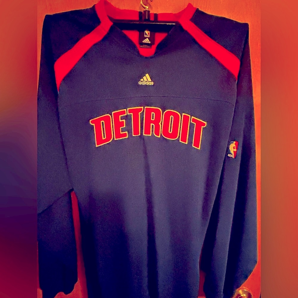 Vintage Throwback Adidas Detroit Long Sleeve warmup